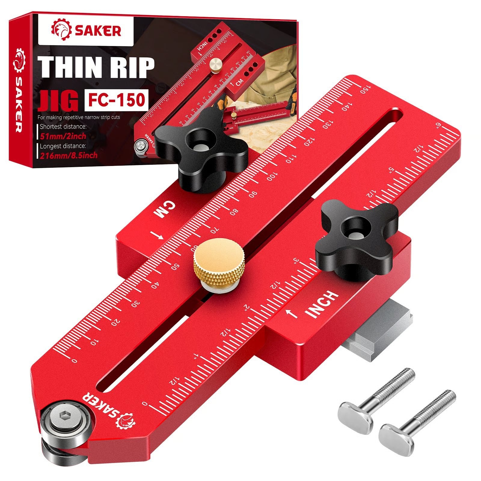 🔧 Thin Rip Table Saw Jig — Safe & Precise Jig for Repetitive Narrow Strip Cuts