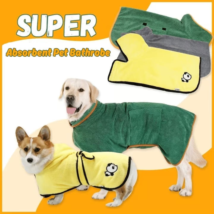 Super Absorbent Dog Drying Robe