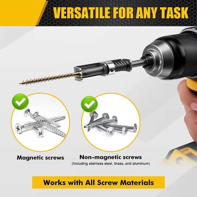 🔥Last Day 60% OFF - 🛠️Universal Spring Loaded Anti-Drop Screw Holder Bit
