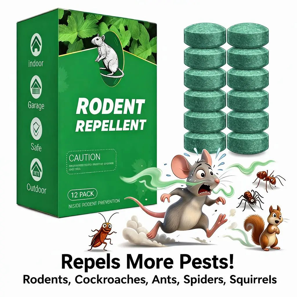 12-Pack Rodent Repellent Balls, Natural Pest Control🐭