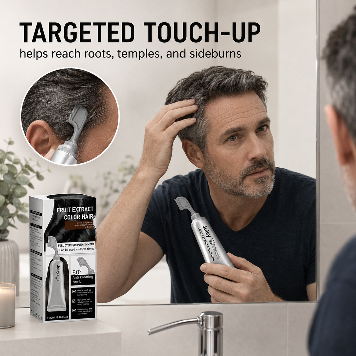 ⭐2026 USA Sale: Up to 50% OFF -🌿Hair Dye Cream for Gray Coverage – Salon-Quality Color At Home