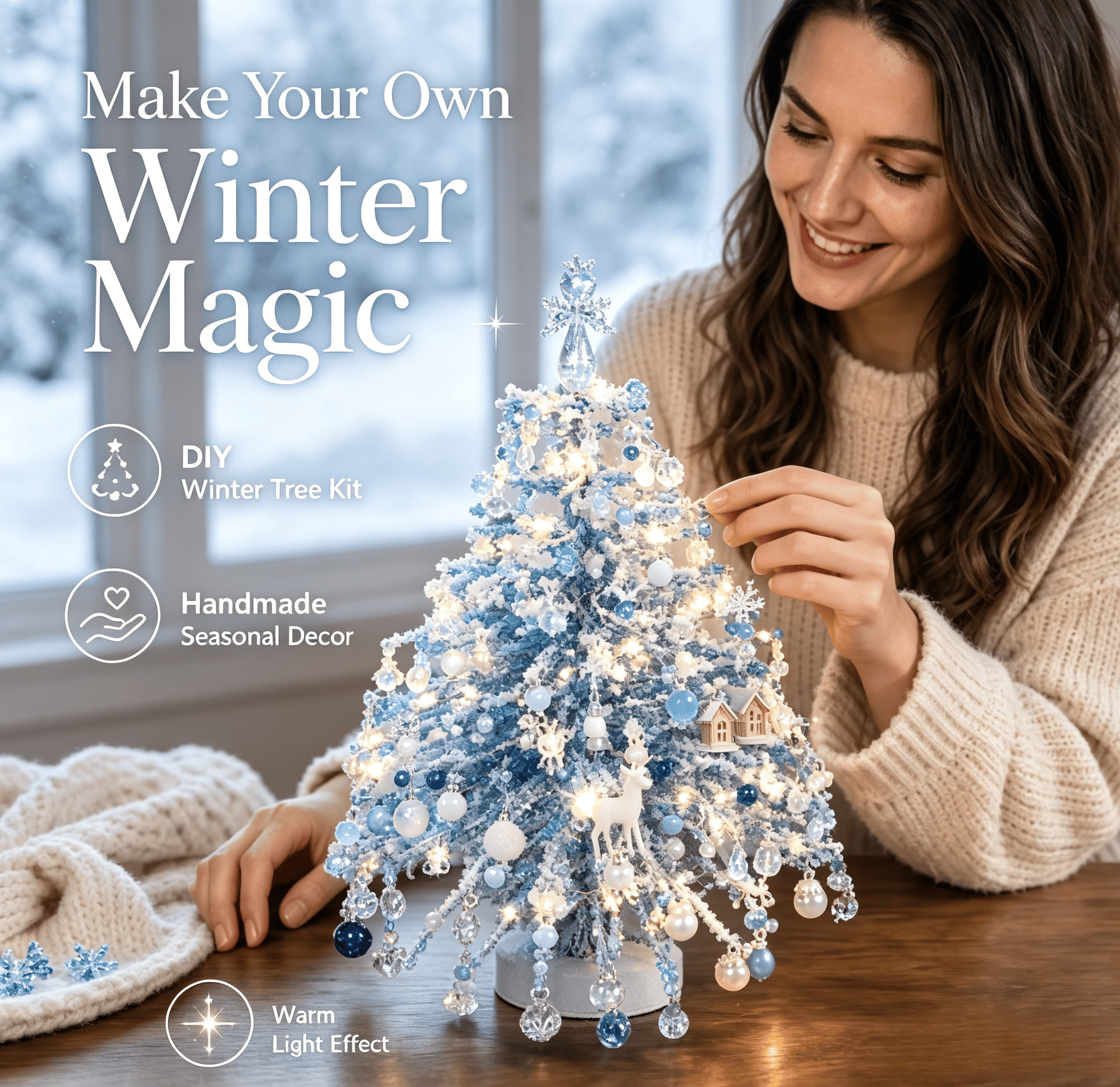 🔥LAST DAY 50% OFF - 🎄✨ DIY Beaded Christmas Tree Kit – 🎅Create Your Own Sparkling Holiday Decoration