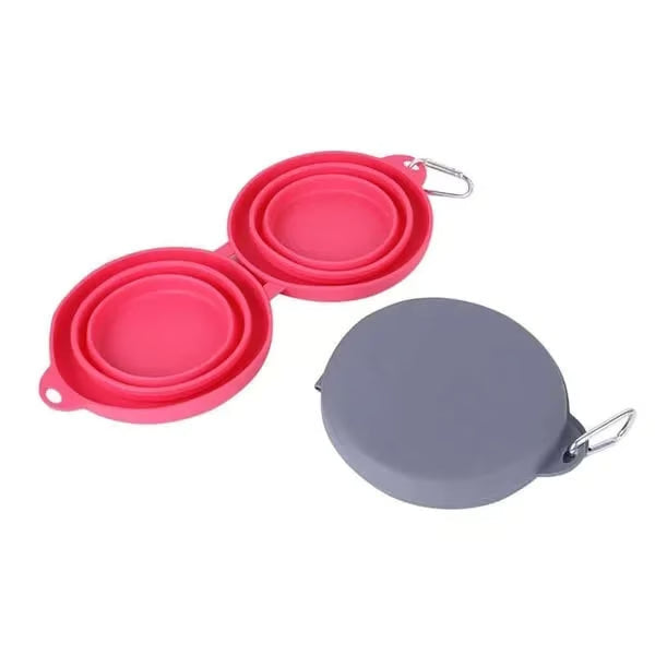 Collapsible Travel Dog Bowl Set