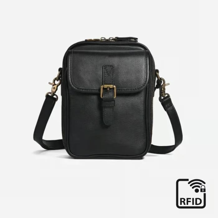⭐2026 USA Sale: Up to 50% OFF -🔥Crossbody Leather RFID Bag(🎁Buy 2 Free Shipping)