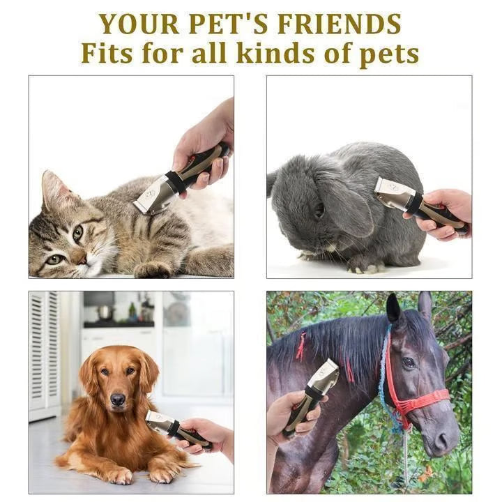 Silent Pro Cordless Pet Clipper Kit