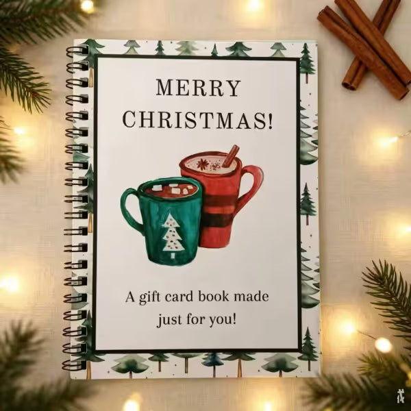 🎄💝 Christmas Gift Card Book — 12 Pages of Holiday Surprises 🎁