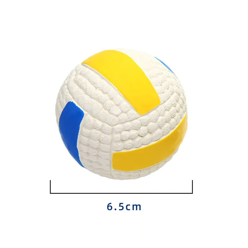 Sports Ball Dog Chew & Fetch Toy | Football, Soccer, Volleyball, Baseball