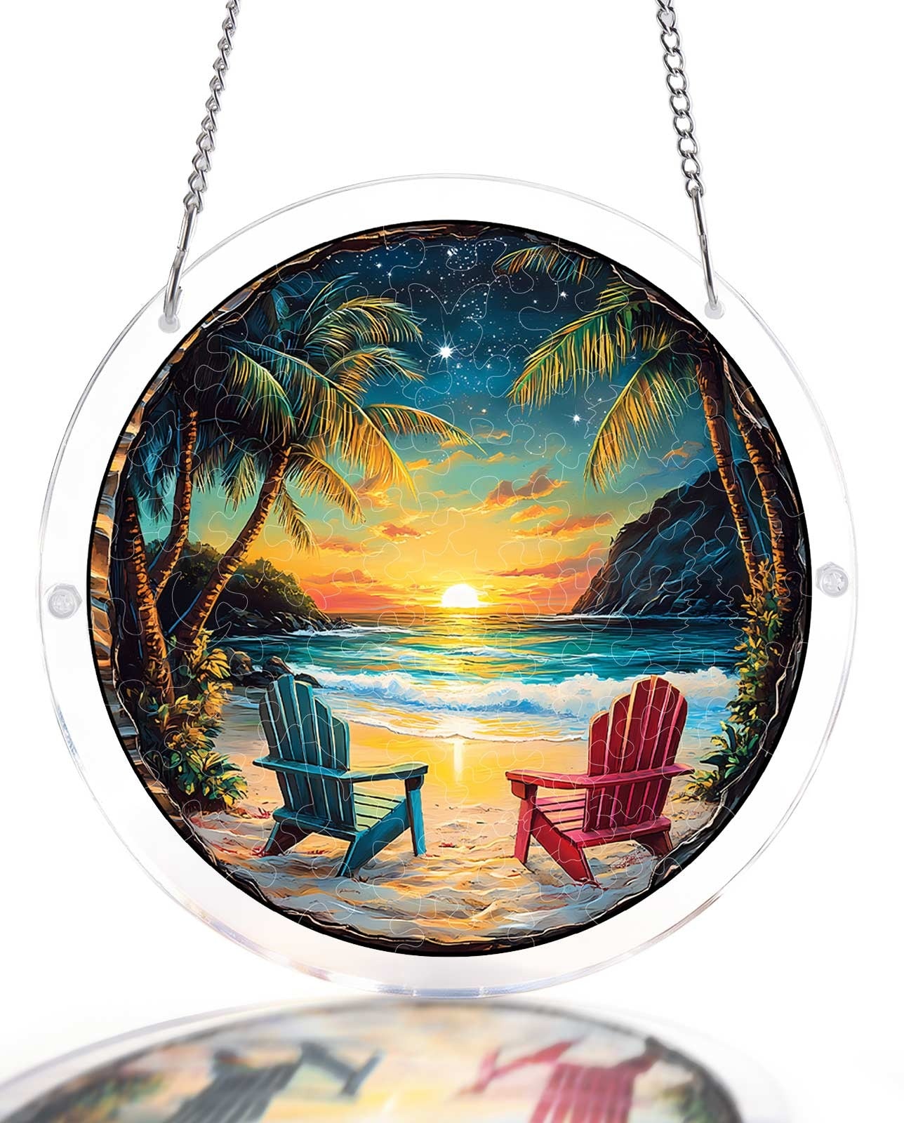 🧘Relaxing & Beginner-Friendly-☀️Acrylic Jigsaw Puzzle Suncatcher(✨Crafted to be a beautiful future heirloom)