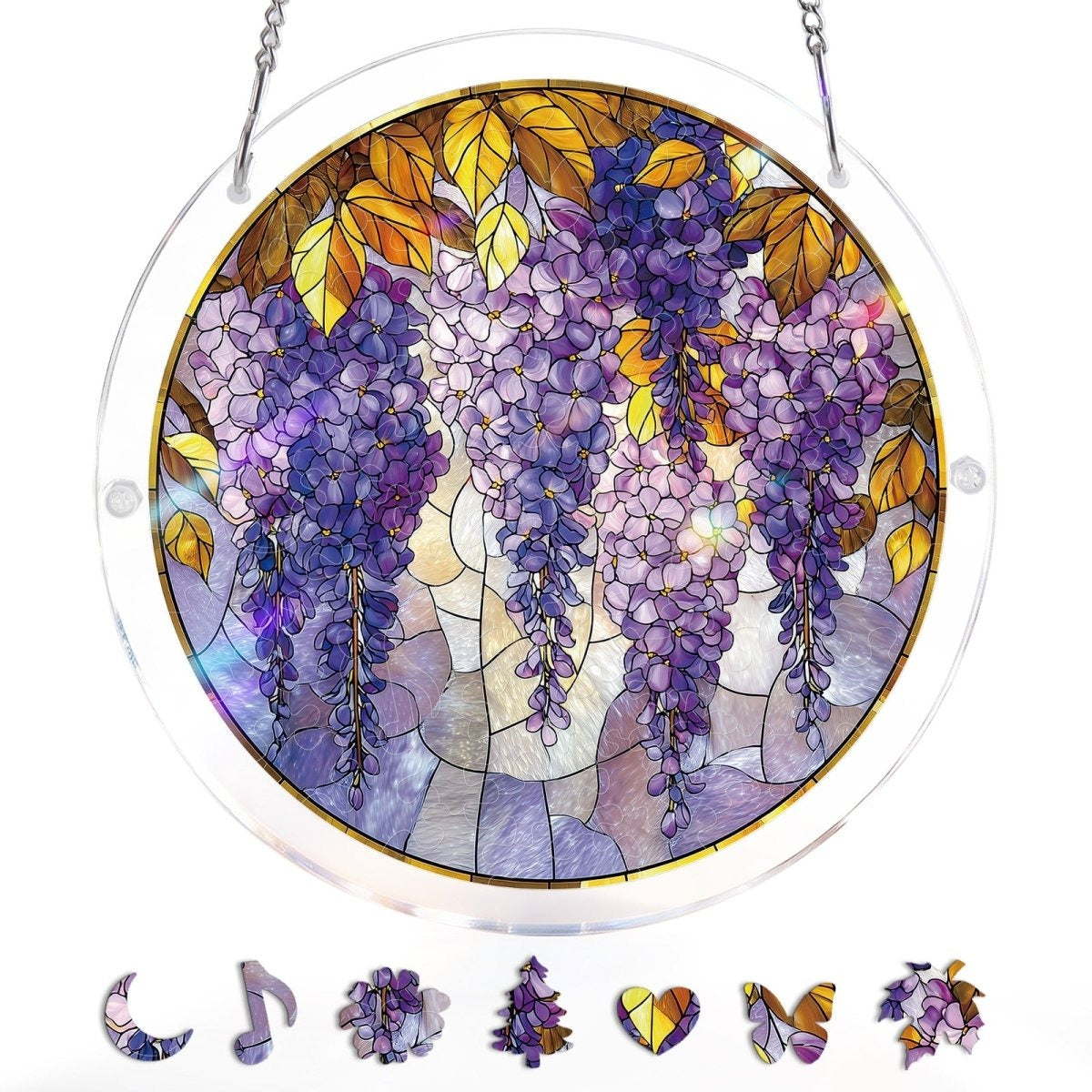 🧘Relaxing & Beginner-Friendly-☀️Acrylic Jigsaw Puzzle Suncatcher(✨Crafted to be a beautiful future heirloom)