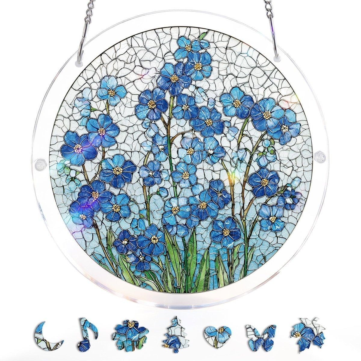 🧘Relaxing & Beginner-Friendly-☀️Acrylic Jigsaw Puzzle Suncatcher(✨Crafted to be a beautiful future heirloom)