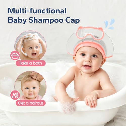 👶 Adjustable Baby Shampoo Visor – No More Water & Shampoo In Little Eyes 🛁