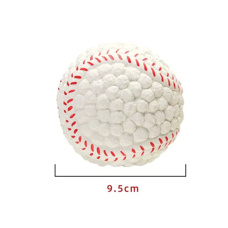 Sports Ball Dog Chew & Fetch Toy | Football, Soccer, Volleyball, Baseball