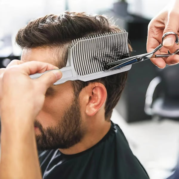 4-Piece Home Haircut Guide Kit – Adjustable Silicone Hair Cutting Guide for Cleaner Lines & Easier Trimming