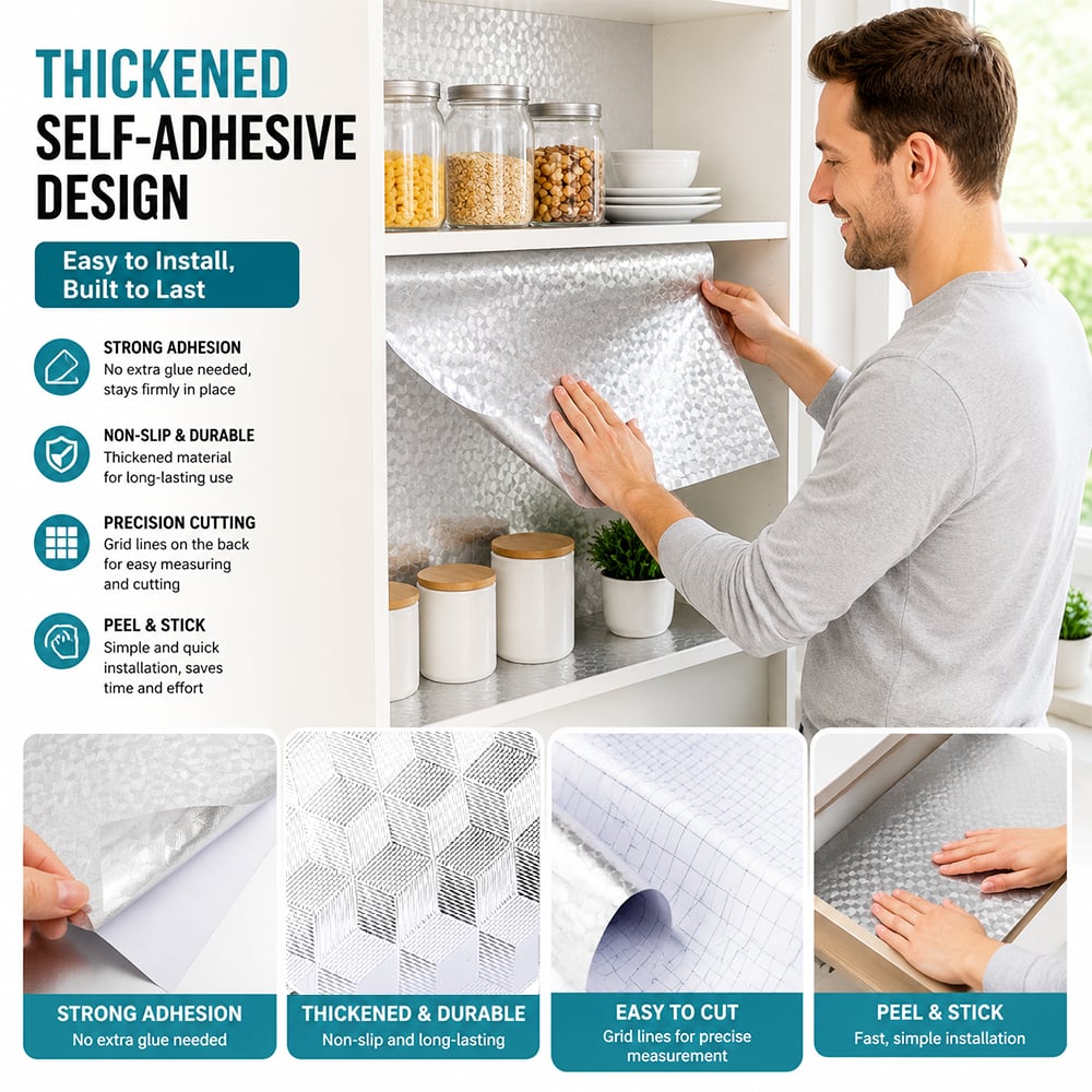 Peel & Stick Kitchen Oil Splash Guard – Waterproof Stove & Wall Protector for Easy Cleaning
