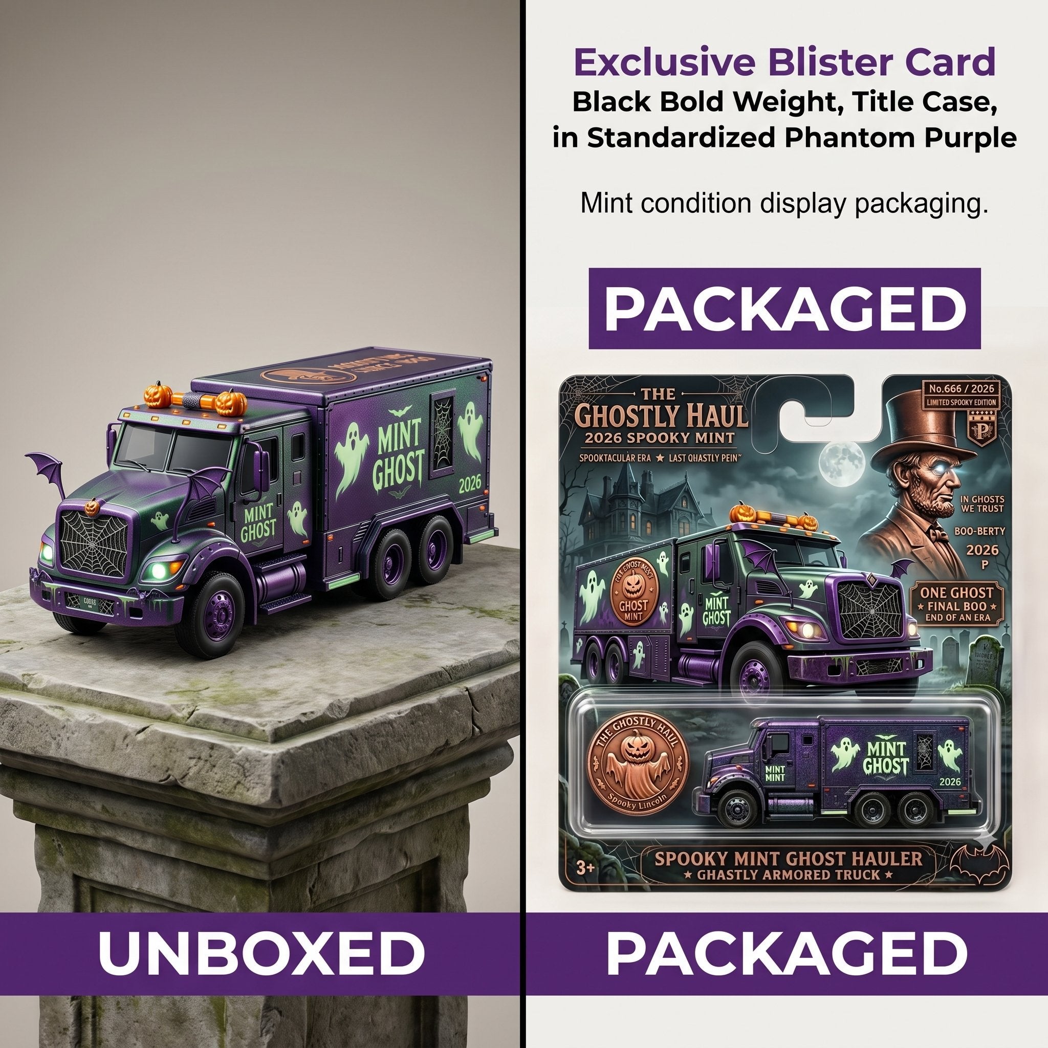 ⭐2026 USA Sale: Up to 50% OFF -🔥🎁Spooky Mint Ghost Hauler – 2026 Halloween Collector’s Edition