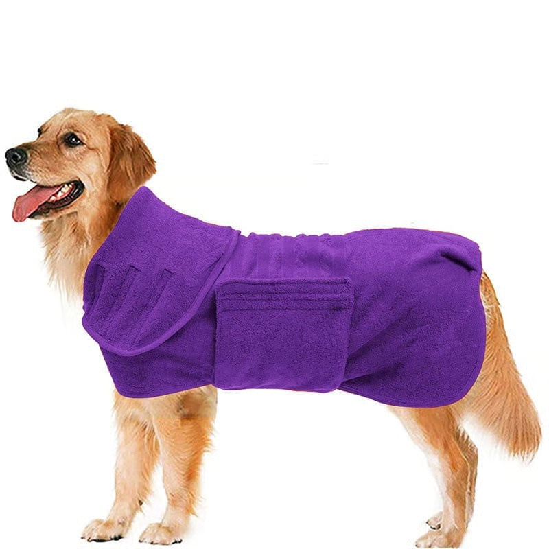 Super Absorbent Dog Drying Robe