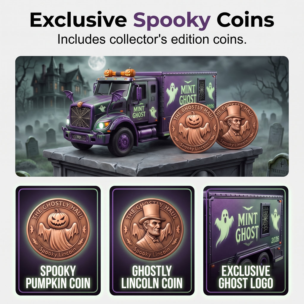 ⭐2026 USA Sale: Up to 50% OFF -🔥🎁Spooky Mint Ghost Hauler – 2026 Halloween Collector’s Edition