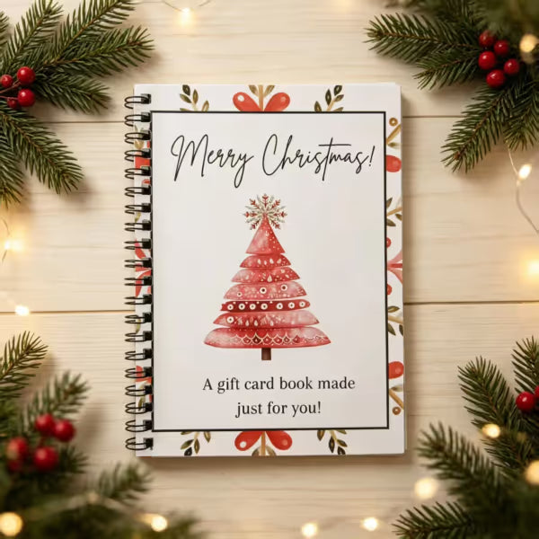 🎄💝 Christmas Gift Card Book — 12 Pages of Holiday Surprises 🎁