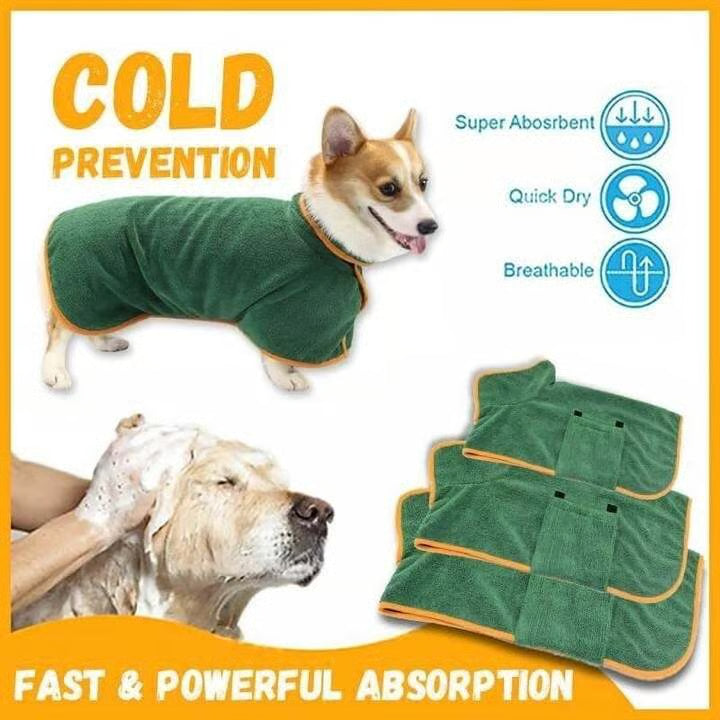 Super Absorbent Dog Drying Robe
