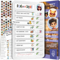 Magnetic Kids Daily Routine & Chore Chart – Visual Task Board with 120 Activity Cards, Stickers & Icons