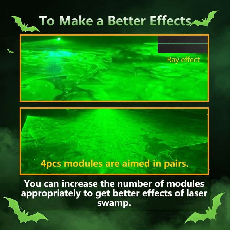 ⭐2026 USA Sale: Up to 50% OFF -🎃Green Swamp Module / Vertical Laser Projector for Halloween