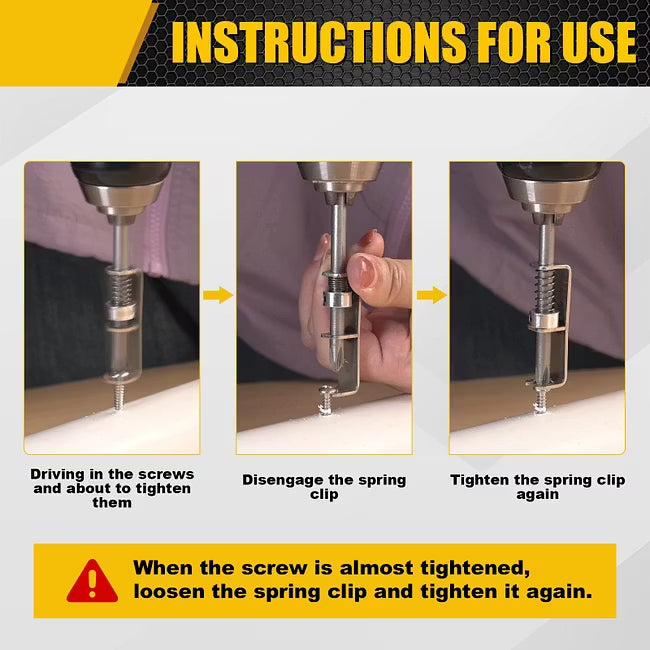 🔥Last Day 60% OFF - 🛠️Universal Spring Loaded Anti-Drop Screw Holder Bit