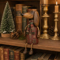 🐶🎄 Vintage Christmas Dachshund Shelf Sitter