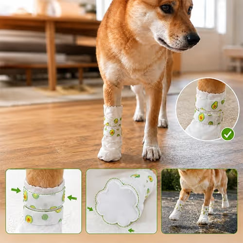 🐾🐕Waterproof Anti-Slip Disposable Pet Foot Covers - 1 Pack (20pcs)🎁