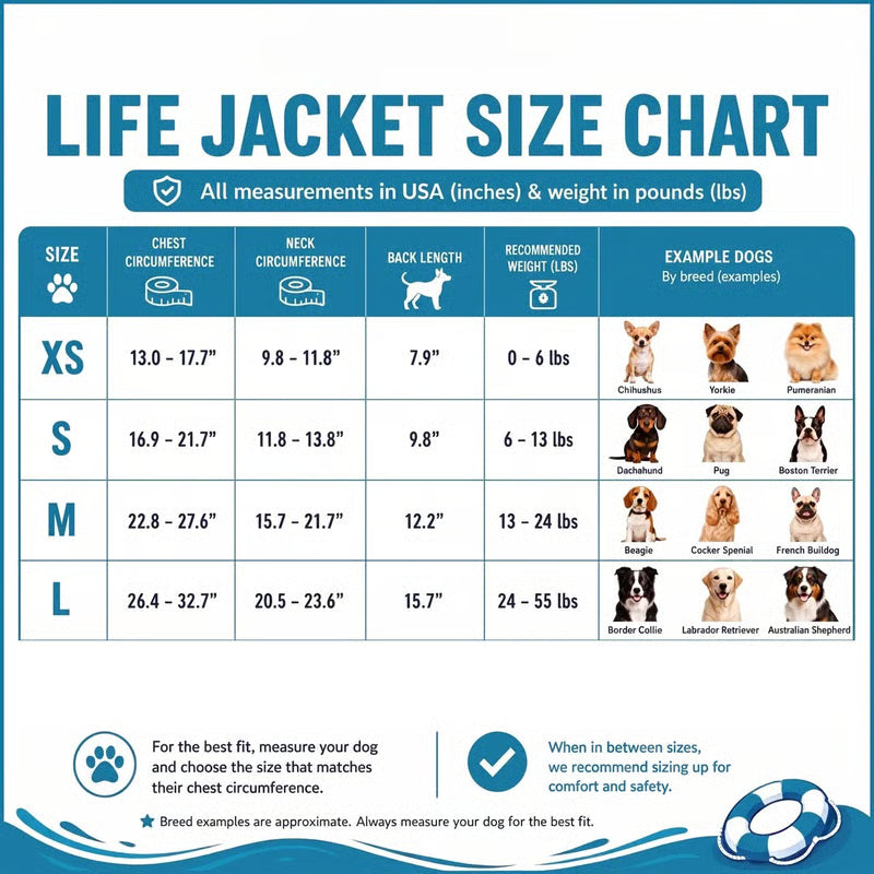 ⭐2026 USA Sale: Up to 50% OFF -Dog Life Jacket