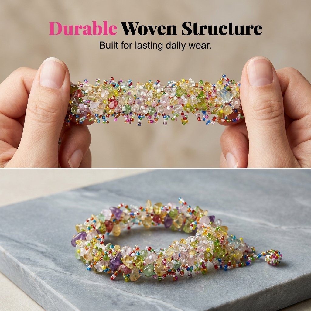 ⭐2026 USA Sale: Up to 50% OFF -🔥Artisan Hand-Beaded Woven Bracelet