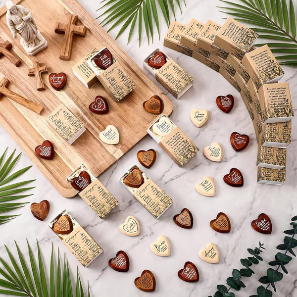 ⏳Limited-time 50% OFF - ✝️ 🎁 Christian Pocket Heart Gift Set(Set of 12)