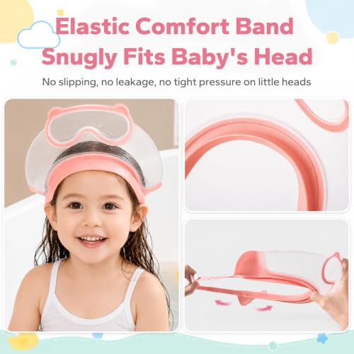 👶 Adjustable Baby Shampoo Visor – No More Water & Shampoo In Little Eyes 🛁