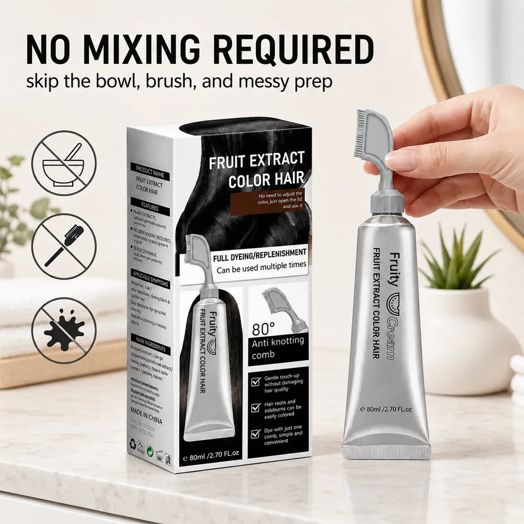 ⭐2026 USA Sale: Up to 50% OFF -🌿Hair Dye Cream for Gray Coverage – Salon-Quality Color At Home