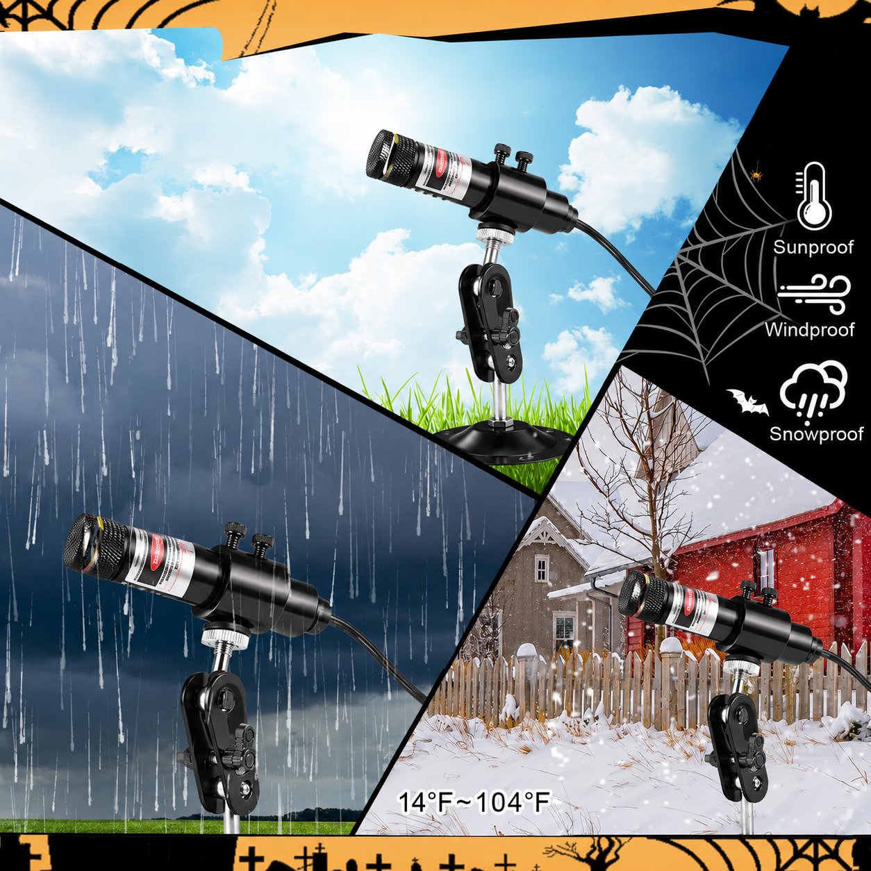 ⭐2026 USA Sale: Up to 50% OFF -🎃Green Swamp Module / Vertical Laser Projector for Halloween