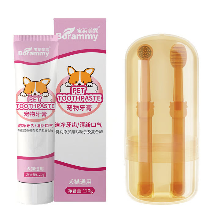 FlexiBrush Pet Toothbrush & Tongue Scraper