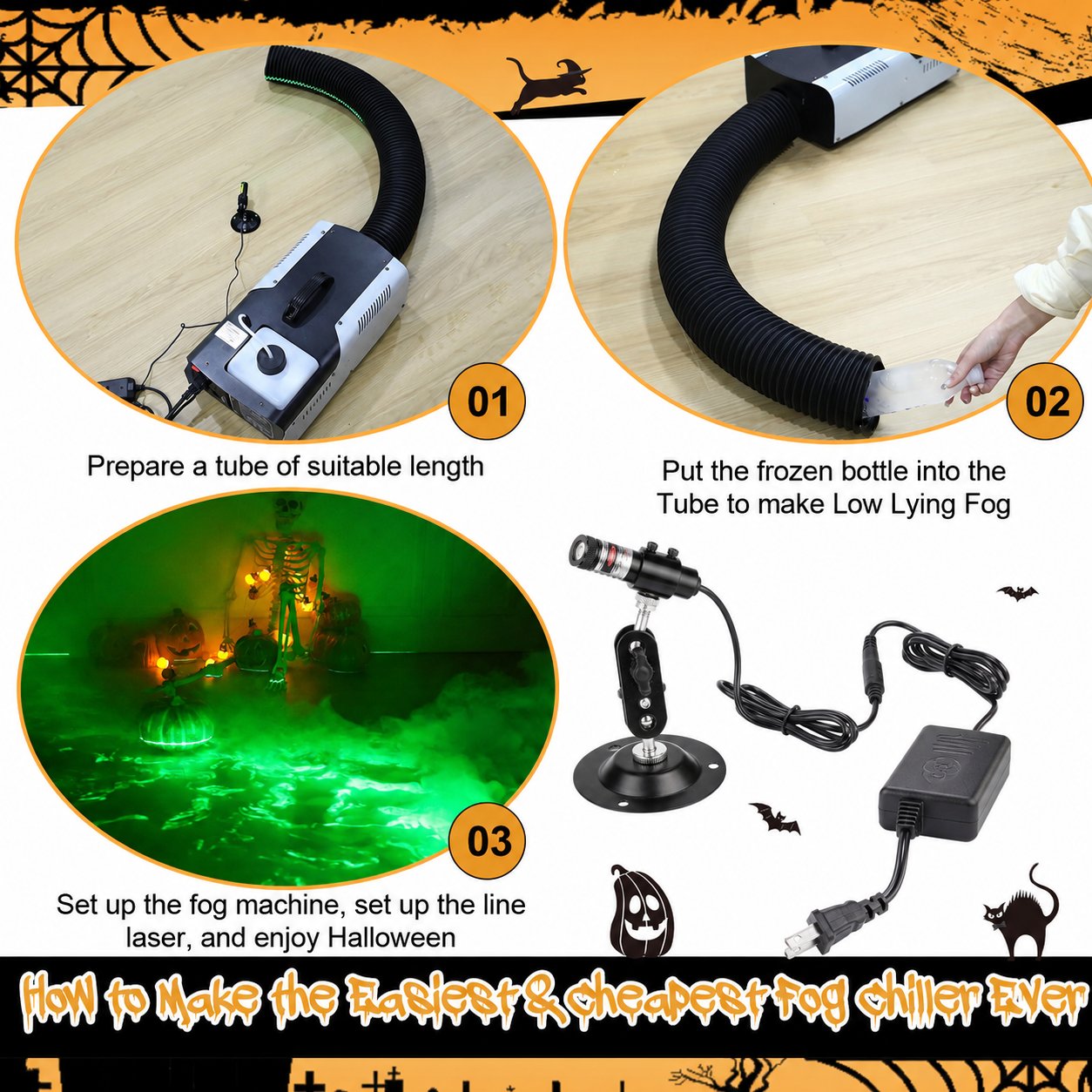 ⭐2026 USA Sale: Up to 50% OFF -🎃Green Swamp Module / Vertical Laser Projector for Halloween