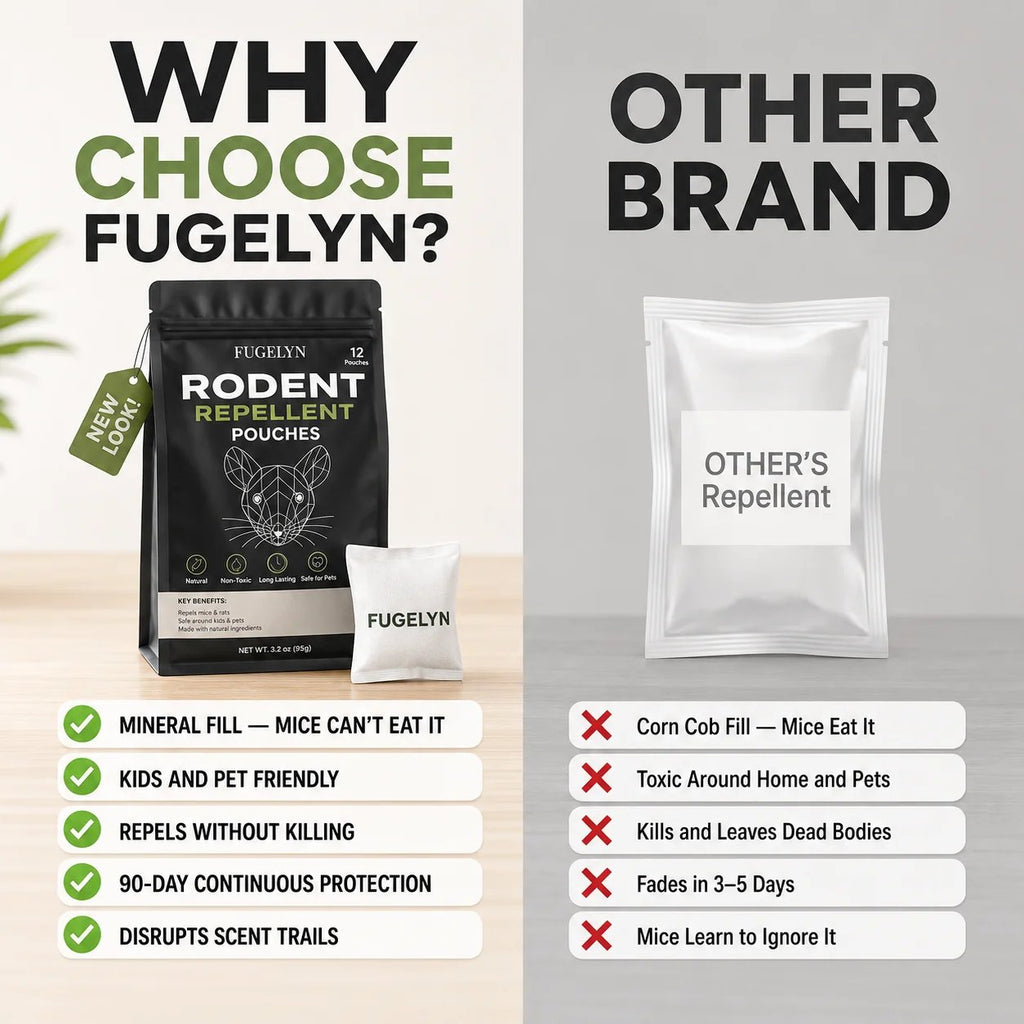 🔥Rodent Repellent Bag|Place FUGELYN Where Mice Enter — Help Keep Storage Areas Protected
