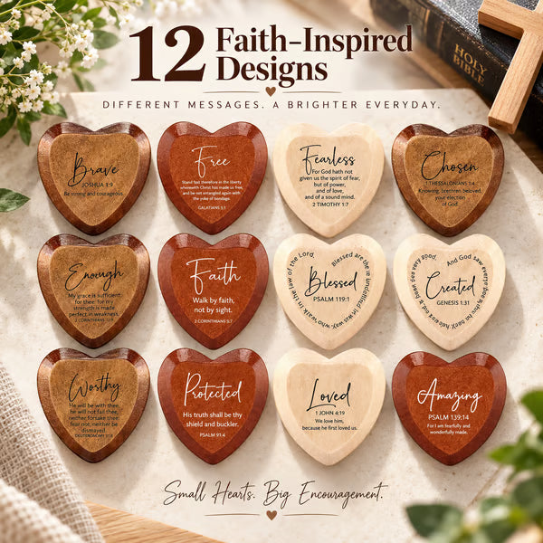 ⏳Limited-time 50% OFF - ✝️ 🎁 Christian Pocket Heart Gift Set(Set of 12)