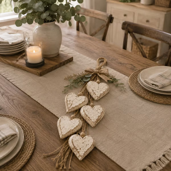 🌊🤎Hanging Heart Wall Decor