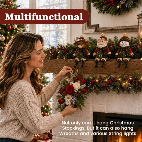 🎄Christmas Flash Sale 🔥 50% OFF!🔥 - Christmas Stocking Holder Shelf Sitters