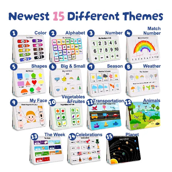 📚👶Mallify Montessori Busy Book for Kids – 30 Learning Activities🎨