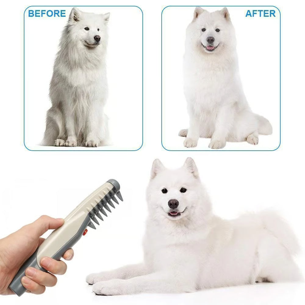 Electric Pet Dematting Grooming Comb