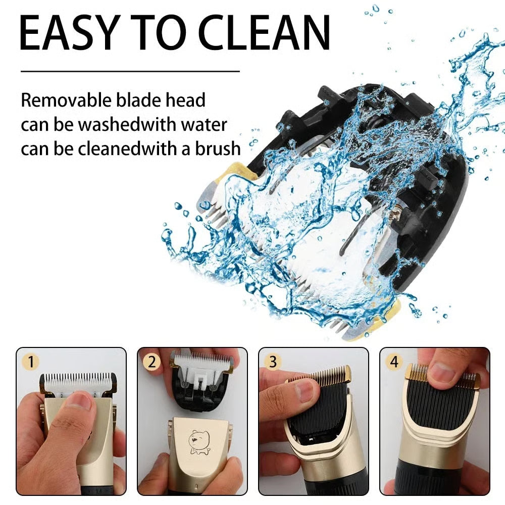 Silent Pro Cordless Pet Clipper Kit