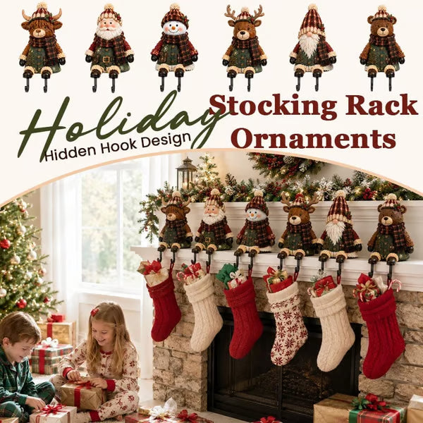 🎄Christmas Flash Sale 🔥 50% OFF!🔥 - Christmas Stocking Holder Shelf Sitters