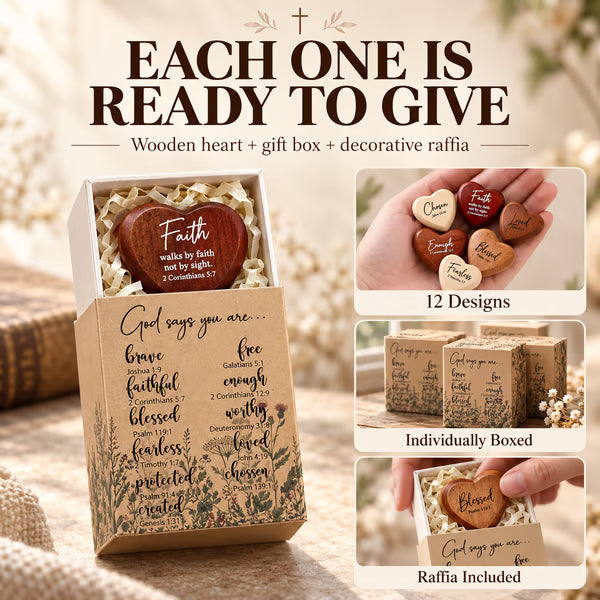 ⏳Limited-time 50% OFF - ✝️ 🎁 Christian Pocket Heart Gift Set(Set of 12)