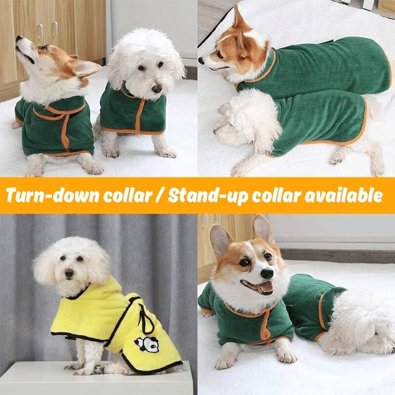 Super Absorbent Dog Drying Robe