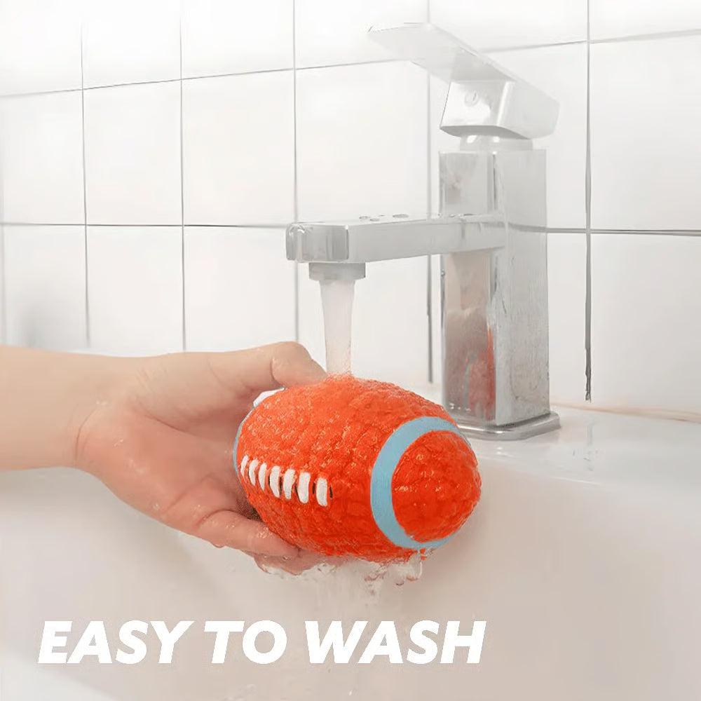 Sports Ball Dog Chew & Fetch Toy | Football, Soccer, Volleyball, Baseball
