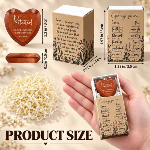 ⏳Limited-time 50% OFF - ✝️ 🎁 Christian Pocket Heart Gift Set(Set of 12)