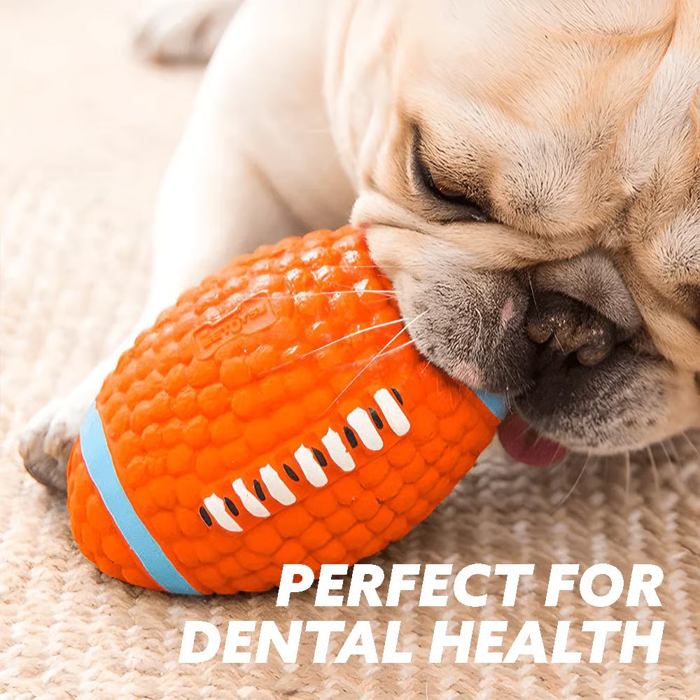 Sports Ball Dog Chew & Fetch Toy | Football, Soccer, Volleyball, Baseball