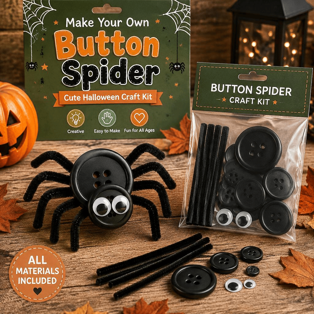 🧘Relaxing & Beginner-Friendly-✨DIY Animal Button Craft Kits